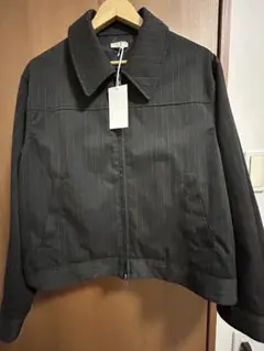 WYM THCH WOOL GABADINE ZIP BLOUSON ブラック - メルカリ