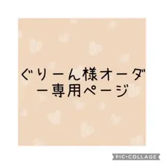 ぐりーん様　オーダー専用ページ