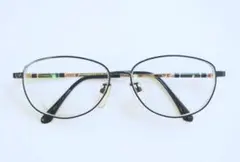 定価6万★サンローラン★日本製★小顔効果で可愛い90年代ヴィンテージ黒縁金属眼鏡