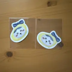 ちいかわ×東京ばな奈　ステッカー２枚セット