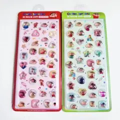 韓国限定　クレヨンしんちゃん　ボンボン　ドロップ　シール　新品　2つ　超レア