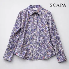 極美品✨SCAPA リバティプリント 花柄シャツ ブラウス コットン100%のサムネイル