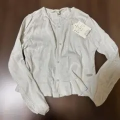 après les cours シルバー カーディガン 120