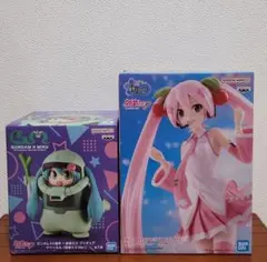 初音ミク 桜ミク AMP+ 桜ドレスver. シャアザクぐるみ 2種セット