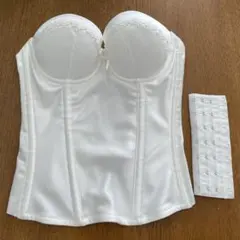 ブライダルインナー　ハグ　ビスチェ(E65)、拡張フック2点