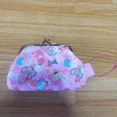 【新品】SANRIO　ミニ がまぐち財布　和柄