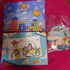 トイ・ストーリー ポストカードとバッジセット