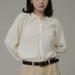 ニットポロシャツ ポロシャツ