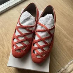 ピンク クロスストラップ パンプス