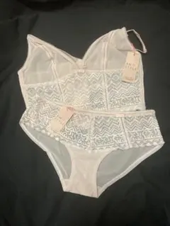 AMOSTYLE ブラジャーショーツセット Mサイズ ピンク