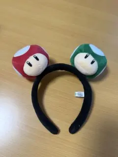 USJ スーパーキノコ　マリオ　カチューシャ 赤緑