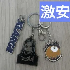 X-girl キーホルダー　ビリヤード