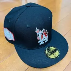ニューエラ　ドジャースワールドシリーズ　キャップ　59FIFTY ブラック