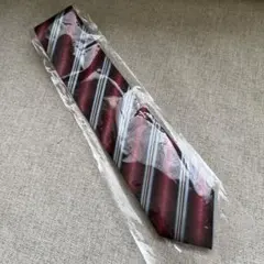 COMME CA MEN コムサメン ストライプ ネクタイ シルク 新品未使用品