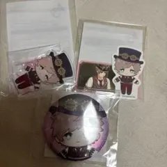 A3! セガラッキーくじオンライン 皆木綴 ステッカーセット 缶バッジ