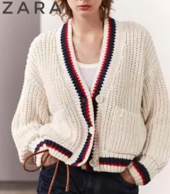 kai様専用【新品】ZARA ザラ　ニットカーディガン　ホワイト