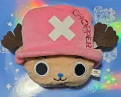 ワンピース　チョッパーリール付ぬいぐるみパスケース　ポーチ定期入れプライズ