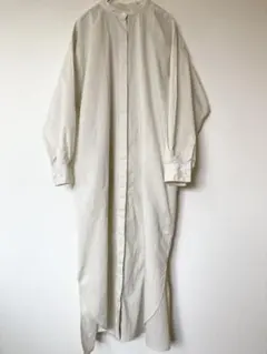 【新品タグ付き】アーバンリサーチドアーズ シャツワンピース　バンドカラー