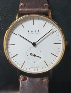 KNOT ノット 腕時計 日本製クォーツ 定価約2万5千 美品 稼働中のサムネイル