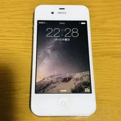 【半ジャンク】Apple iPhone4s ホワイト 32GB SoftBank