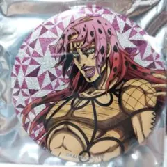 ディアボロ　グリッター缶バッジ　ジョジョワールド　1個