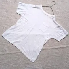 URBAN RESEARCH DOORSコットン100%ポケットTシャツ 白40