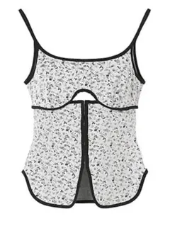 FloralJacquard Fraise Stitch CamisoleTopのサムネイル