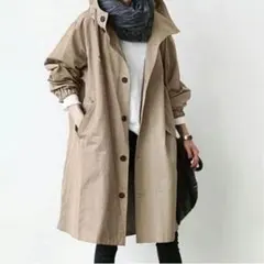 M トレンチ コート ジャケット スプリング ロング丈 春　アウター　c1