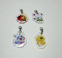 デジモン アクリルキーホルダー 4種セット　デジタルモンスター