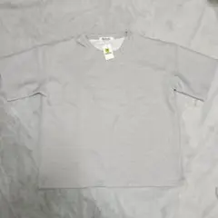 新品タグ付 ゴスファング メンズ 半袖 Tシャツ ゆったり グレー M 無地