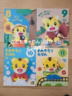 Benesse こどもちゃれんじぽけっと 2・3歳用教材セット 8~11月号