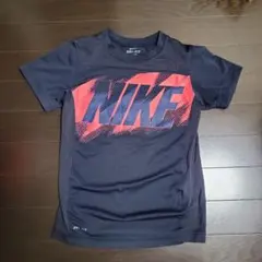 NIKE Dri-FIT Tシャツ ネイビー/レッド子供用XS