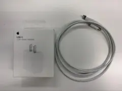 純正 Apple 20W USB-C充電器と Type-C ケーブルセット