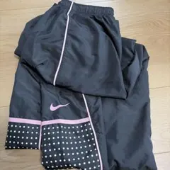 シャカシャカ トレーニング パンツ NIKE ナイキ 黒 水玉 ピンク S