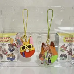 ディズニーストア　『ズートピア』　シークレットストラップ　ニック＆フィニック