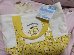 ポムポムプリン　トートバッグ　保冷ポーチ付き