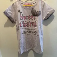 メゾピアノ 紫色Tシャツ　140cm