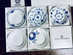 【未使用】稀少ロイヤルコペンハーゲン　100周年記念センテニアルミニプレート5種 未使用】稀少ロイヤルコペンハーゲン 100周年記念センテニアルミニ