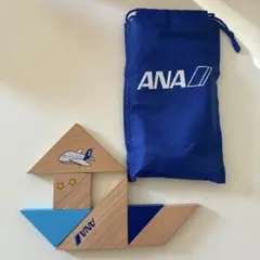 【最終価格❣️】ANA 木製 脳育タングラム 知育玩具12ピース