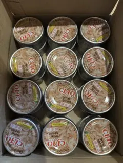 CIAO かつお ホタテ貝柱入り 猫缶 24缶セットのサムネイル