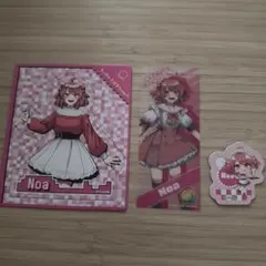 のあさん　マグネット、しおり