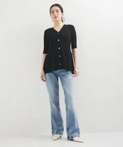 【GUESS(ゲス)】BOOTCUT/デニム ブーツカットジーンズ　ブルーSのサムネイル