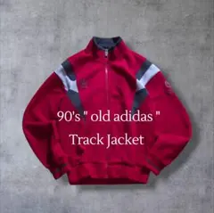 90s old adidas オールドアディダス トラックジャケット刺繍デサント