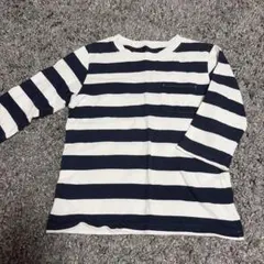 GLOBAL WORK ストライプ長袖カットソー 120センチ