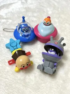 【4点まとめ売り】アンパンマン あんぱんまん ガチャガチャ