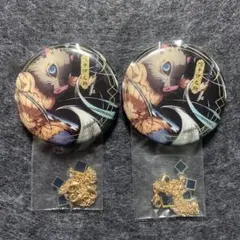 鬼滅の刃　伊之助　北京　全集中展　チャーム付き缶バッジ　海外限定
