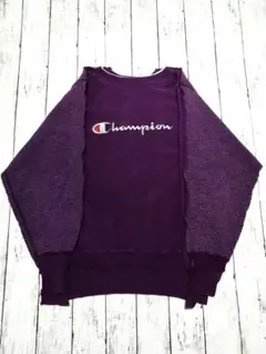 90s チャンピオン リバースウィーブ 刺繍タグ 再構築スウェット USA製