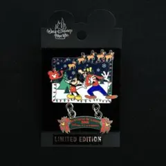 【限定5000】WDWディズニーワールド　クリスマス　ミッキー　グーフィー　ピン