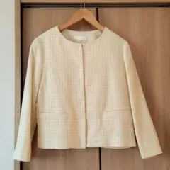 卒園式や入学式にオススメ◎ユニクロツイードジャケット　ママコーデ