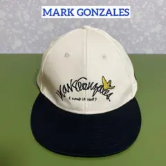 ⭐️What it isNt マークゴンザレス　キャップ帽　クリーム色/黒　キッズ